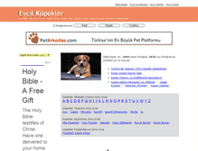 Tablet Screenshot of evcilkopekler.com